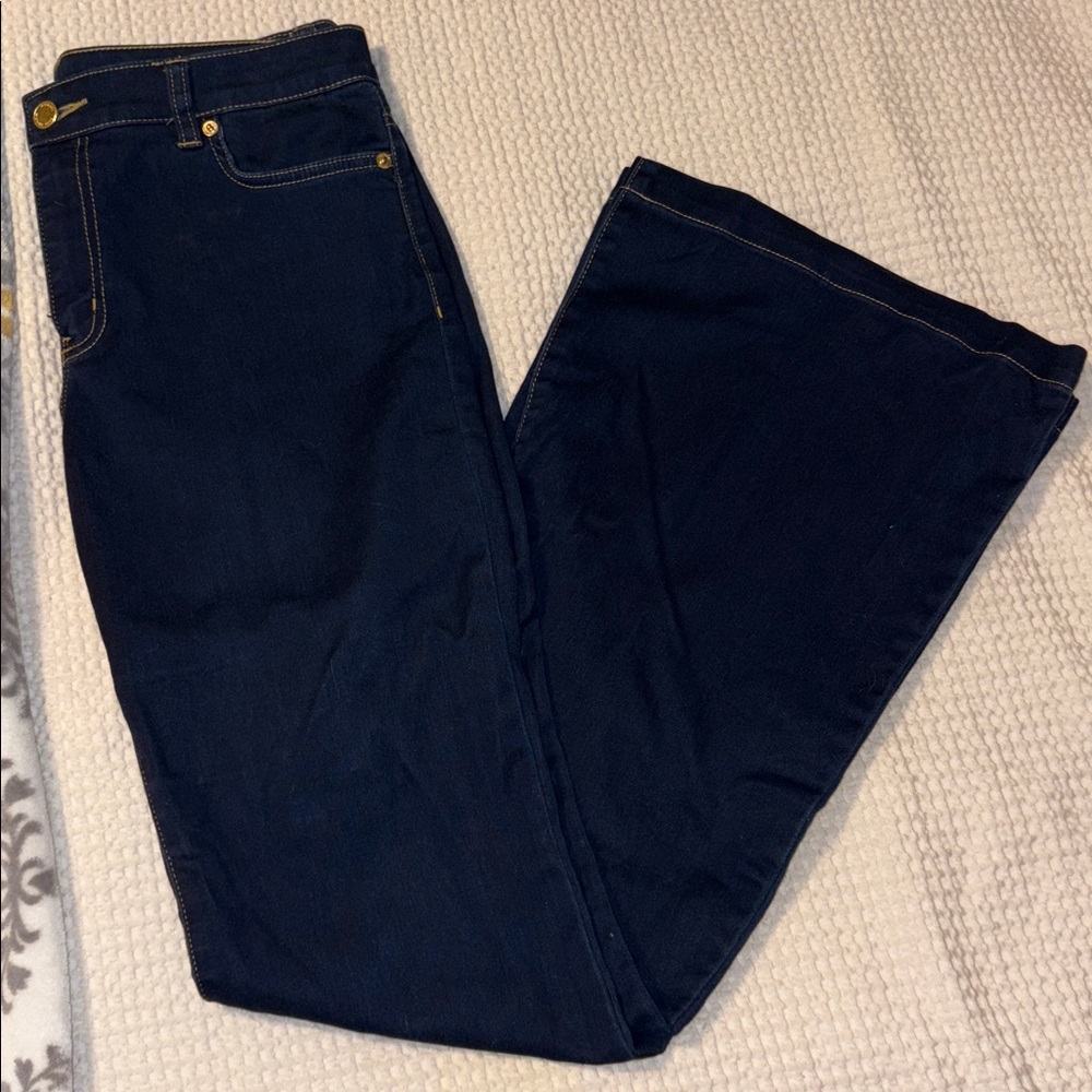 Michael Kors Dark Blue Flare Jeans